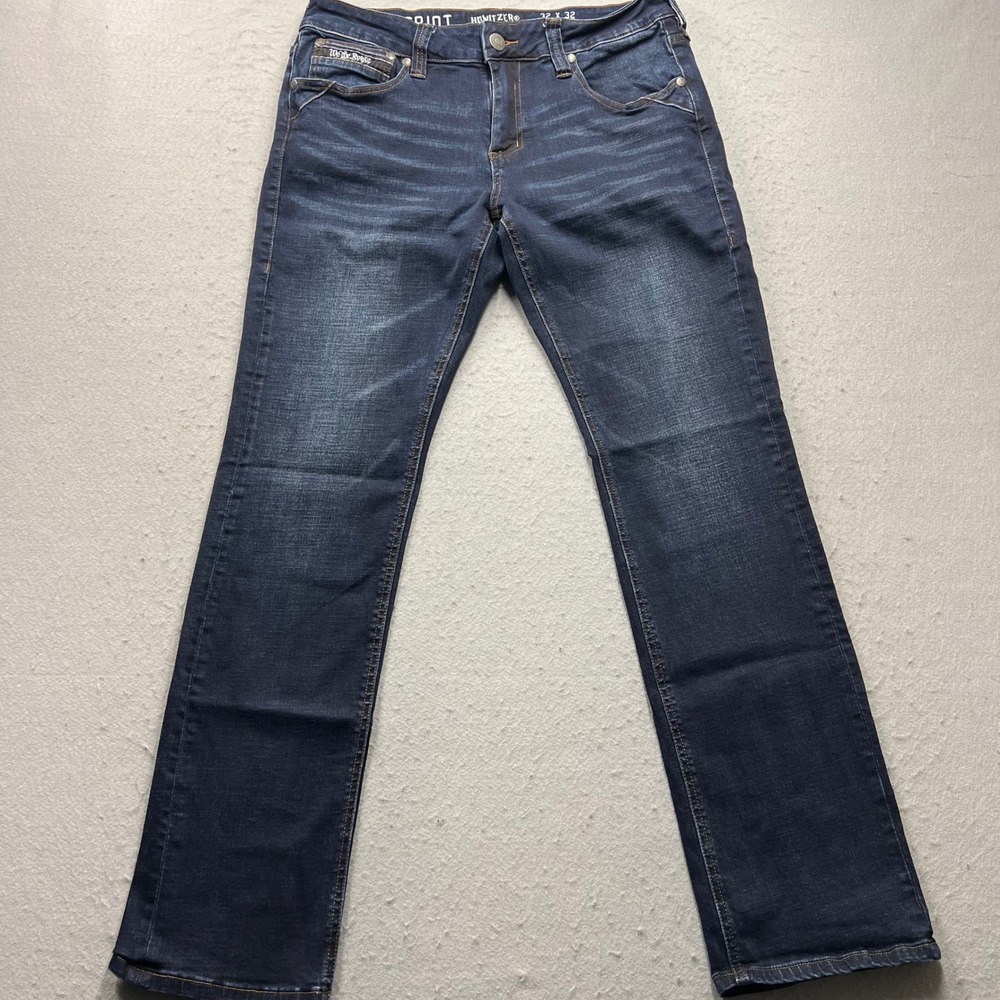 Howitzer Patriot Tactical Jeans Mens 32x32 Dark Wash Stretch Denim Blue 1473